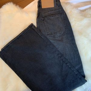 Divided Wide leg black jeans